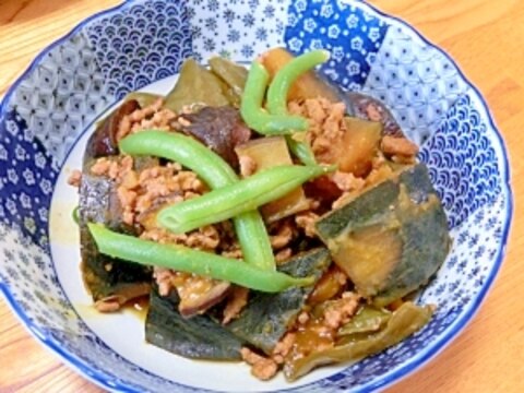 かぼちゃの煮物　季節のお野菜と一緒に